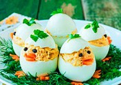 Яйца на Пасху Цыплята